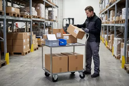 Rengastalon Keräilyvaunu RT 333/II – Kestävä Kotimainen Varastovaunu (150 kg) - Hyllyvaunut - 93332125 - 2
