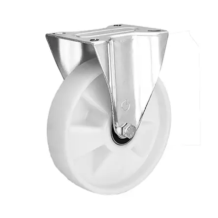 Teollisuuspyörä 200 mm Nylon laippakiinnityksellä – Kantavuus 350 kg - Kuljetuspyörät ja kalustepyörät - 200mm-nylon - 2